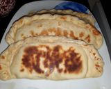Une image de l'étape 5 de Gözleme (crêpe turc farcie).