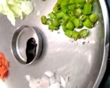 A picture of step 5 of Chapathi spring rolls.