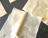 A picture of step 4 of Spring roll sheets.