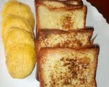 A picture of step 4 of Toast mayai (French toast) & sweet potatoes.