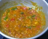 A picture of step 4 of Poori with Potato Masala.