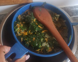 Foto del paso 3 de la receta: Tortilla de espinaca y zanahoria..