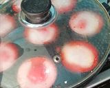 Foto langkah ke 7 dari resep Bingka/bibingkaan merah putih.