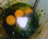 A picture of step 2 of Spinach & Lime mini cakes.