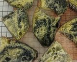 Foto langkah ke 32 dari resep Pandan Charcoal Sourdough Bread (88% - Oven Tangkring).