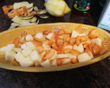 Foto del paso 3 de la receta: Budín de tapioca con fruta y queso mató