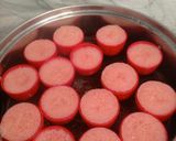 Foto langkah ke 5 dari resep Apem Beras Merah Putih.