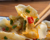 A picture of step 7 of Shrimp and Cucumber Dumplings.