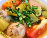 Hình bước làm 3 của món Canh Cải Chua Nấu Đuôi Heo
