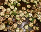 A picture of step 1 of Dondakaya Pachadi (Ivy Gourd/ Tindora/ Kundru Chutney).