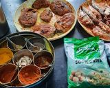 A picture of step 2 of Surmai and bangda fried fish.