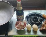 รูปขั้นตอนการทำที่ 1 ของ เบคอนพริกแกงผัดไข่