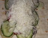 Tortilla tekercs recept fázis 4 fotója