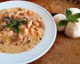 A picture of step 6 of Chicken Stroganoff.