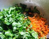 A picture of step 3 of Vegetable Bajra Khichadi.