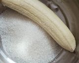 A picture of step 1 of Eggless Nendran banana cake.