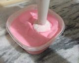 A picture of step 5 of HomeMade Pink Ice cream.