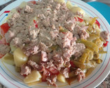 Foto del paso 4 de la receta: Picadillo de patatas y pimientos