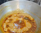 A picture of step 5 of Kashmiri dum aloo.