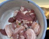 Hình bước làm 1 của món Cà Tím Xào Thịt Ba Chỉ