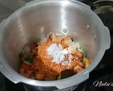 A picture of step 7 of Red Lentil Veggie Soup.