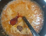 A picture of step 5 of Chicken kababs with gravy.