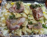 Foto del paso 2 de la receta Pierna de cordero horneado con almendras y avellanas
