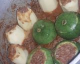 Foto del paso 5 de la receta: 🥒Zapallitos rellenos y papas rellenas🥔😋