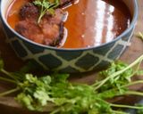 A picture of step 6 of Rohu Fish in tomato-mustard curry.