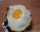 A picture of step 7 of Onion omelette muffins.