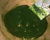 A picture of step 3 of Green Laddoo.
