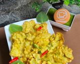 Foto langkah ke 5 dari resep Tempe Mendoan Daun Kucai.