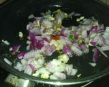 A picture of step 1 of Methi dal fry.