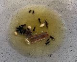 Gambar langkah 6 resipi Daun Mulberi celup tepung bersama chilli oil.