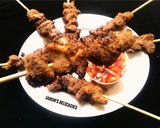 A picture of step 7 of Beef Kebab(Tsire).