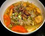 Hình bước làm 5 của món Canh riêu cua đồng