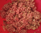 Foto del paso 3 de la receta: Albóndigas con champiñones y jamón en salsa roquefort