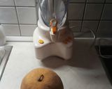 Φωτογραφία βήματος 4 της συνταγής Smoothie 🍌 Μπανάνα, Μήλο και 🍈 Πεπόνι!!!!