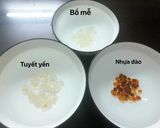 Hình bước làm 1 của món CHÈ NHỰA ĐÀO (CHÈ DƯỠNG NHAN)