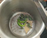 A picture of step 1 of Millet khichdi.