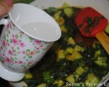 A picture of step 9 of Persian cucumber stew.