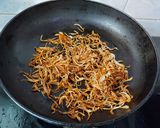 A picture of step 2 of Rui Mohini with Cashewnuts and Fried Onion.