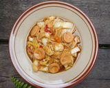 Foto langkah ke 5 dari resep Cah Sawi Putih Sosis.