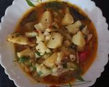 সাদা আলুর তরকারি (sada aloor tarkari recipe in Bengali) রেসিপি ধাপ - 3 ছবি