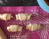 Gambar langkah 4 resipi Paf Epal Gulung (Apple Blankets).