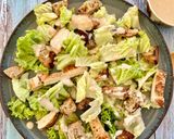 A picture of step 4 of Chicken Caesar Salad.