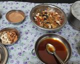 A picture of step 5 of Christmas special eggless plum cake.
