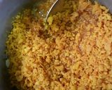 A picture of step 4 of Motichoor laddoo.