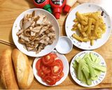 Hình bước làm 2 của món Bánh mỳ Doner
