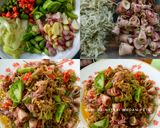 Foto langkah ke 6 dari resep Cumi asin + teri medan pete.